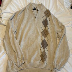 Tan Arrow Quarterzip